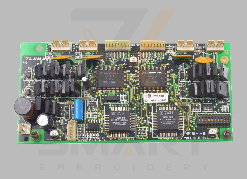 Gebruikte MP 180-1 Elektronische kaart HLV 2.00 voor Tajima Single Head Embroidery Machine 0J2700101060 CL6101A60000