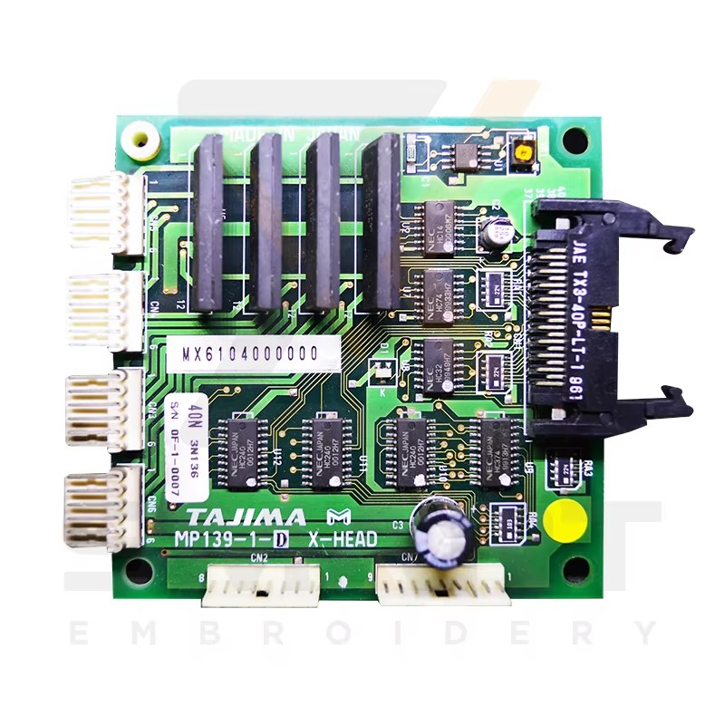 Tajima Embroidery Machine Parts Gebruikt MP139-1-D Tajima: Head Amp Card MX6104000000 0J2702000000