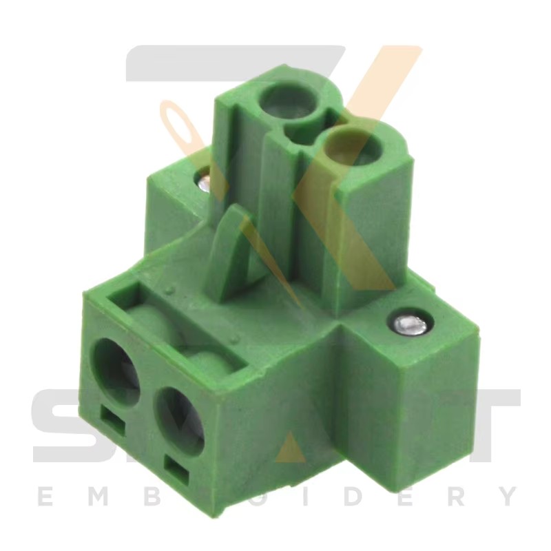 L Type Vrouwenconnector 2 Gaten Voor DAHAO Drivers Embroidery Machine Parts E12-CZ-L2-F