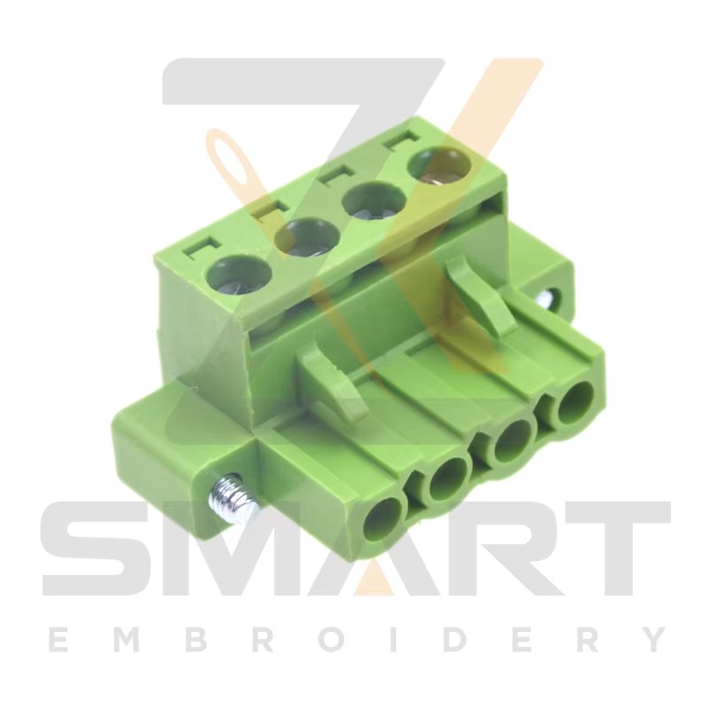 L type 4 Pins Connector voor Embroidery Machine Drivers Parts E12-CZ-L4-F E12-CZ-L4-M