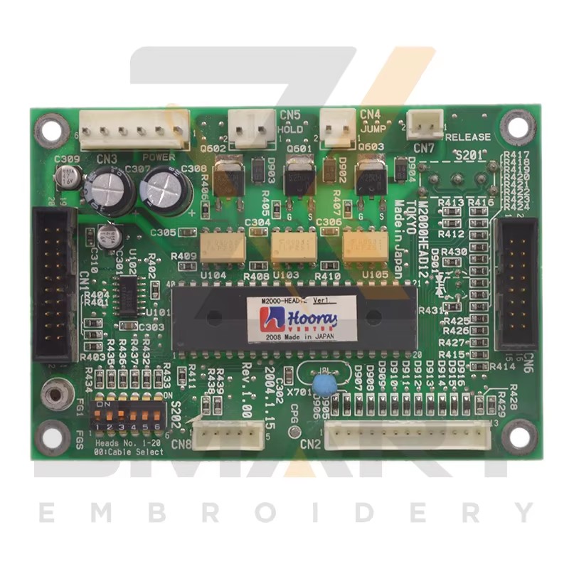 Gebruikte spanning basiskaart M2000HEAD12 TOKYO Chinese embroidery machine onderdelen EDH0502-M2000HEAD12