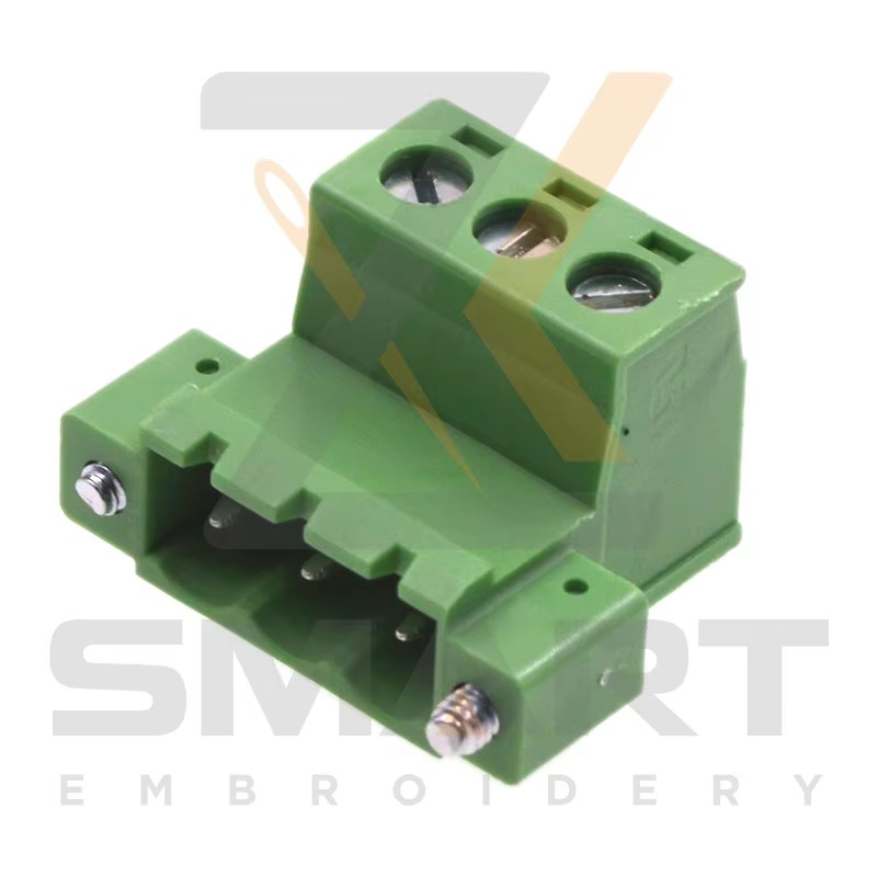 L Type 3 Holes Man Connector voor DAHAO Drivers Embroidery Machine Parts E12-CZ-L3-M