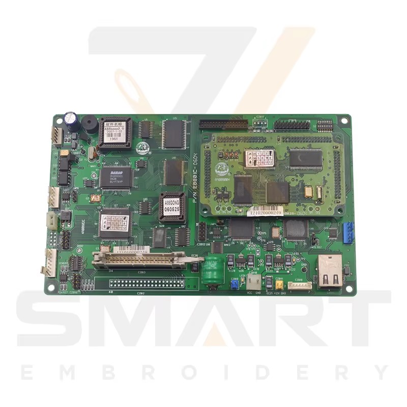 Gebruikte DAHAO E8801 Mainboard CPU-kaart voor A68 A88 Chinese Embroidery Machine EDH0101-E8801-U