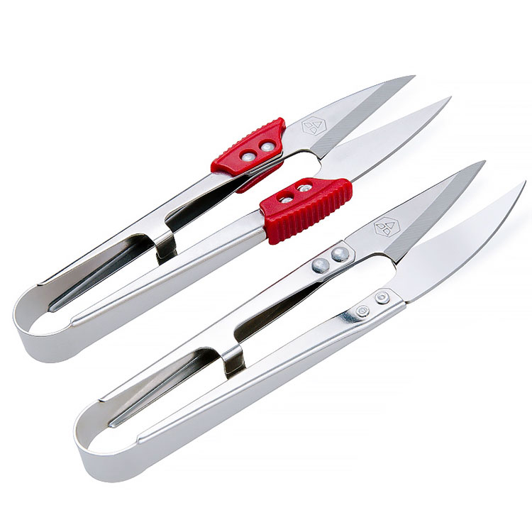 Bending mesjes, roestvrij staal curling kop mesjes, draad eindjes naaien, borduurwerk, trimmen, kleine mesjes voor huishoudelijk gebruik zonder bronnen